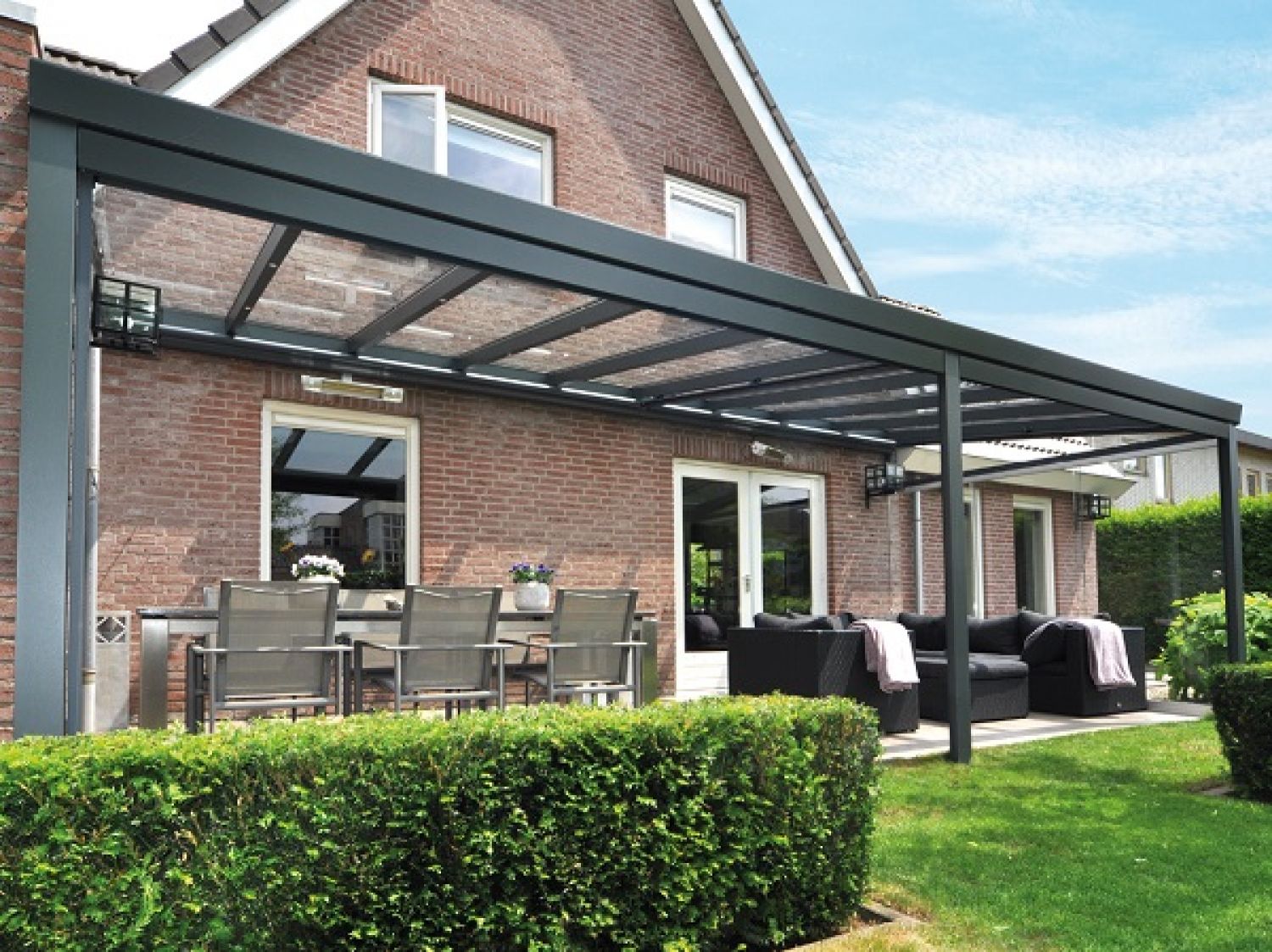 Profiline veranda 700x350 cm - glasdak