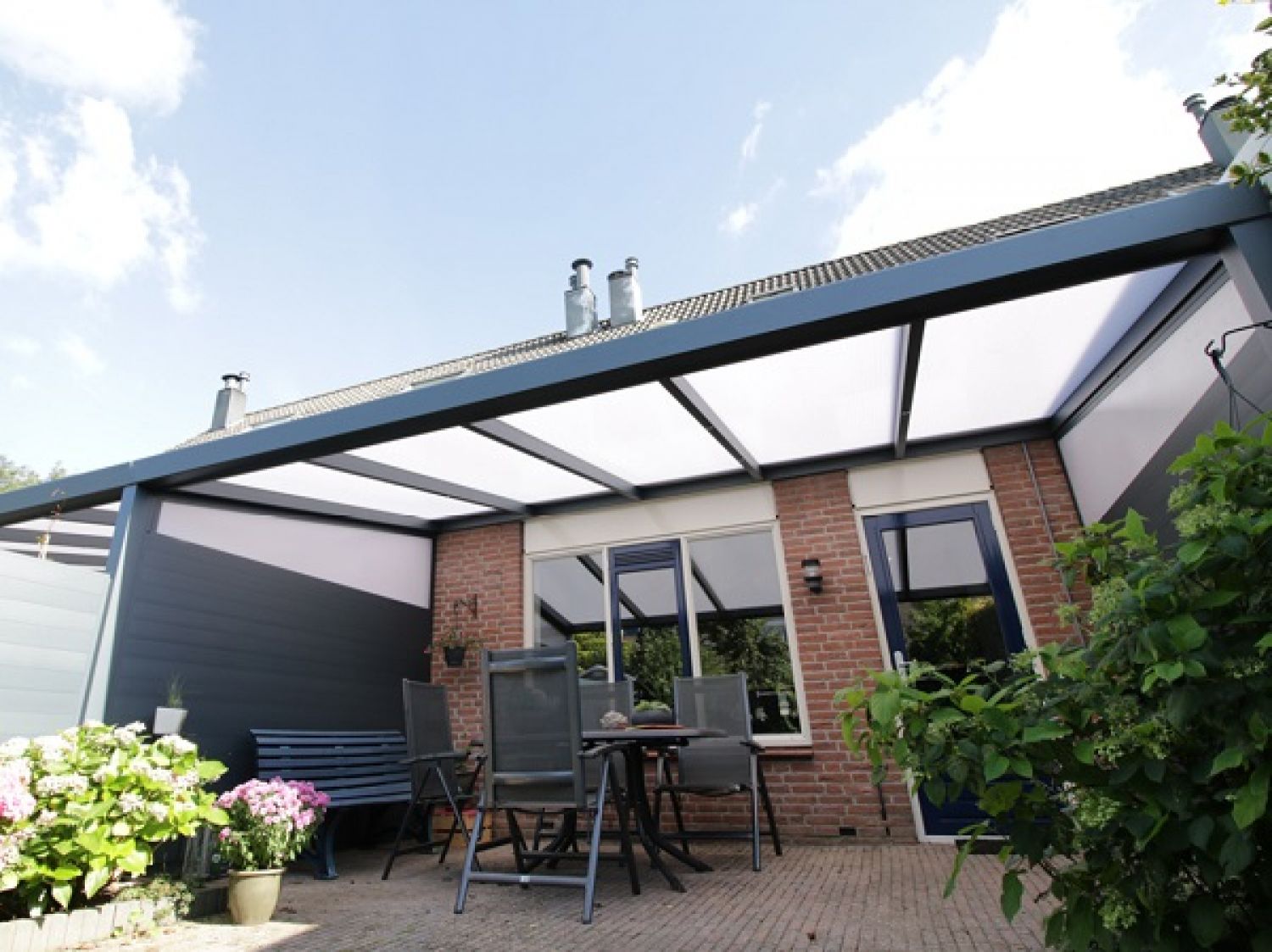 Profiline veranda 600x350 cm - glasdak