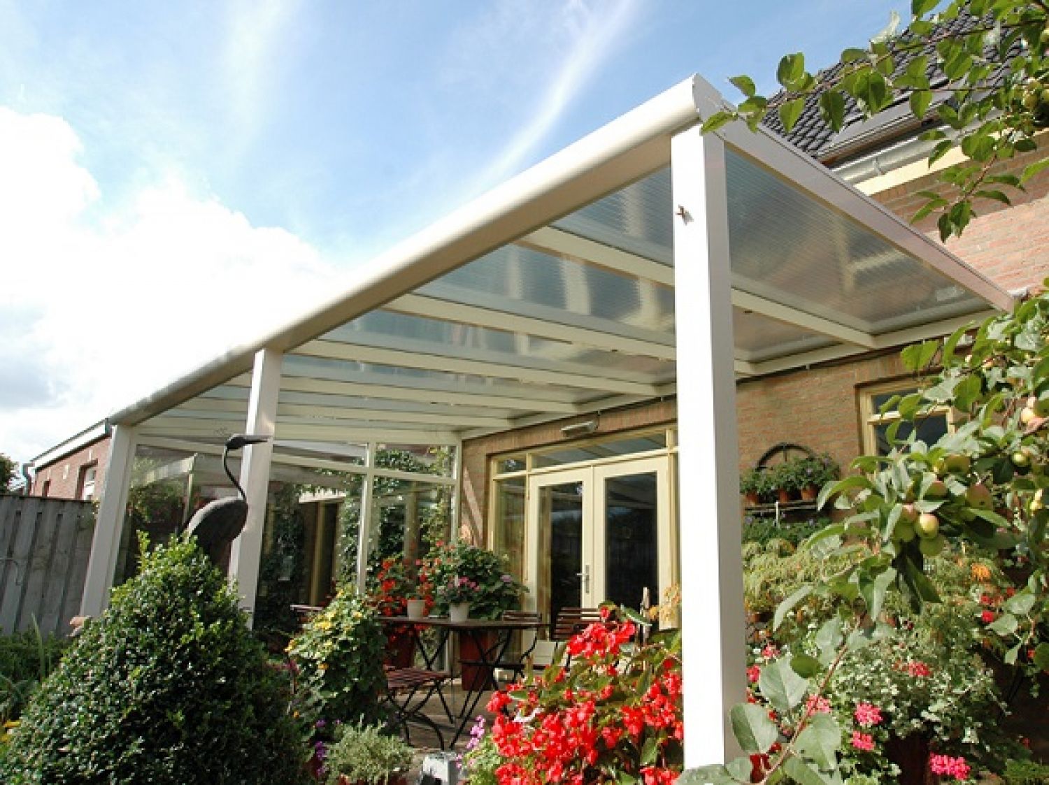 Profiline veranda 600x250 cm - polycarbonaat dak