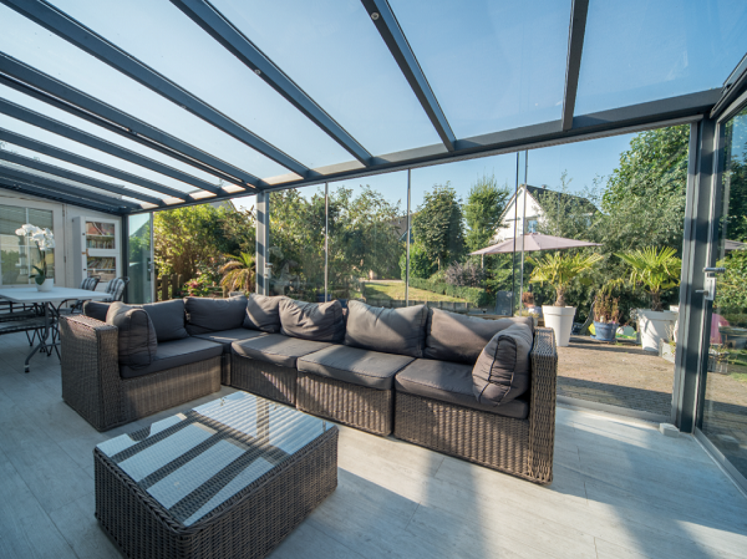 Glasschuifkamer 400x400 2 Actie Verasol