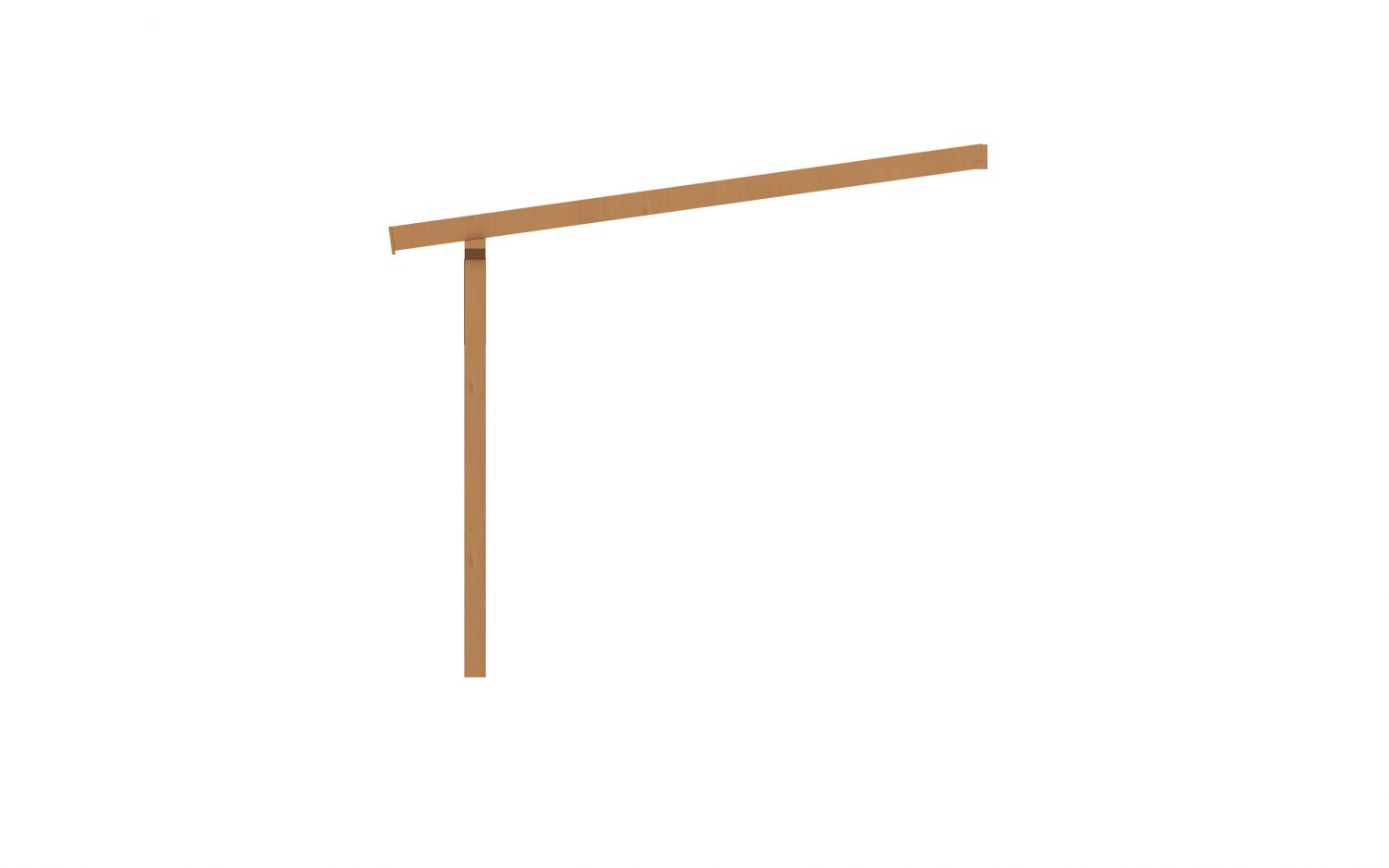 Aanbouwveranda OBLIQUE Schuin dak - 300 x 350 cm