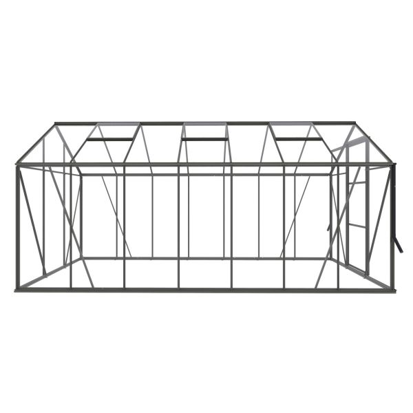 Tuinkas Kate V - 192x436 cm - Groengrijs