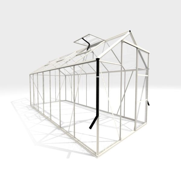 Royal Well Kate V aluminium tuinkas 192x436 cm wit