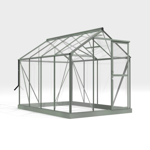 Royal Well Mary II aluminium tuinkas 212x291 cm groengrijs