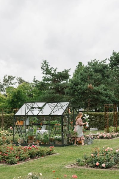 Royal Well Mary II aluminium tuinkas 212x291 cm groengrijs