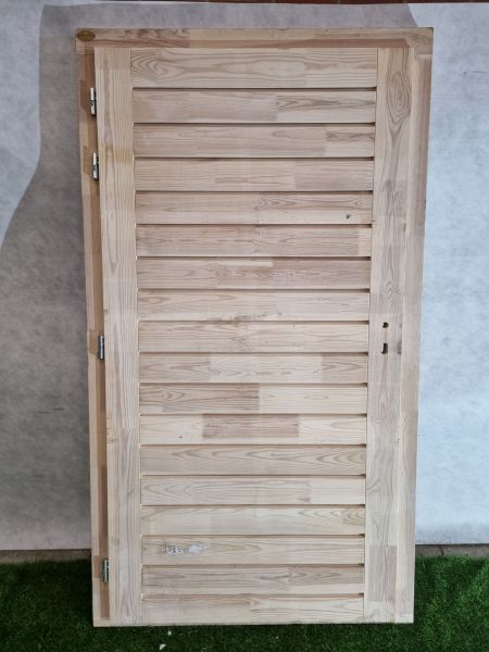 Enkele dichte deur, onbehandeld – linksopendraaiend (202,5 x 114 cm) - SALE25069