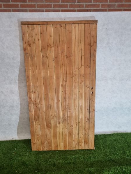 Enkele douglas deur – rechtsopendraaiend, zonder kozijn (200 x 103 cm) - SALE25075