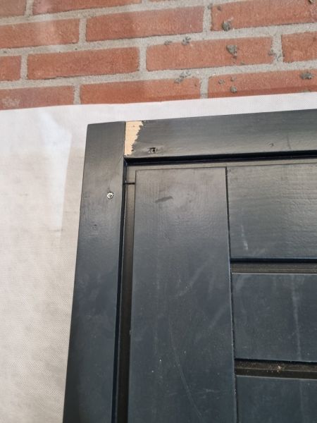 Enkele vurenhouten deur – rechtsdraaiend, met scharnieren (204 x 93,5 cm) - SALE25076