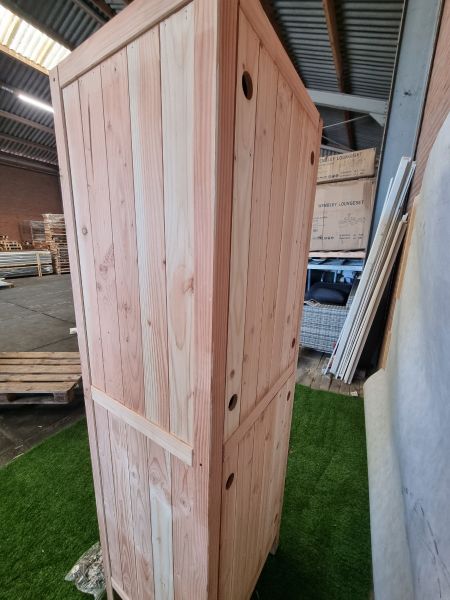 Keurige douglas kast – hoge module, ook geschikt als buitenkeuken (219 x 70 x 60 cm) - SALE25113