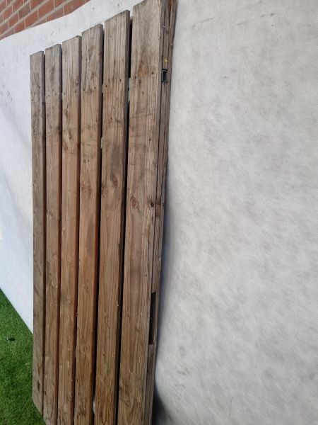 Poort met stalen frame – 100 x 195 cm - SALE25141