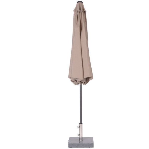 Lotus parasol Ø300 cm carbon black - taupe