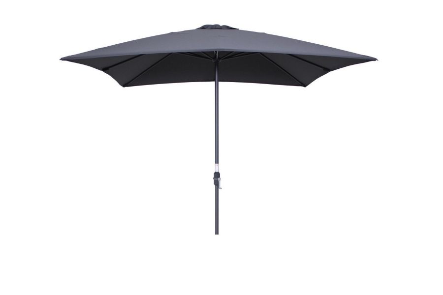Garden Impressions Lotus parasol - 250x250 cm - carbon black - dark grey