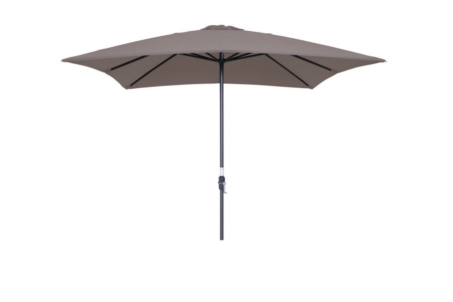 Lotus parasol - 250x250 cm - carbon black - taupe