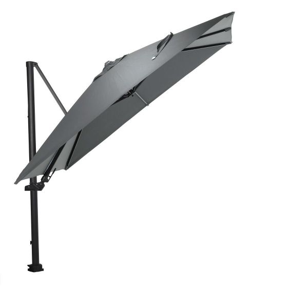 Hawaii Lumen parasol - 300x300 cm - carbon black - dark grey