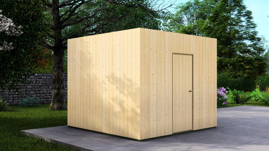 Poolhouse Trendy 300x300 cm - onbehandeld
