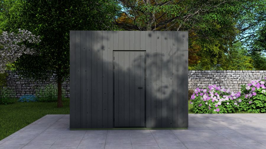 Poolhouse Trendy 300x300 cm - exterieur zwart gecoat