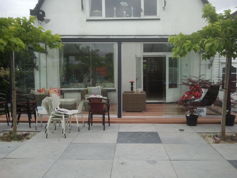 Verasol Glasschuifwand Profiline 5 spoor breedte 400 cm