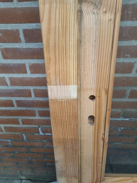 Enkele deur blank douglas - 199,8 x 91,4 cm - links draaiend - incl. hang- en sluitwerk - SALE25029
