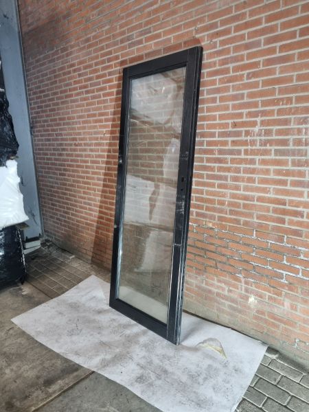Enkele deur douglas zwart gecoat 88 x 227,6 cm - SALE25032