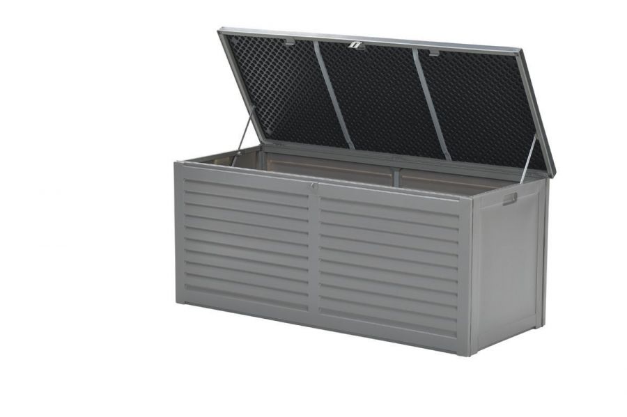 Primo kussenbox - 490L - 146,4x61 - kunststof - dark grey - black