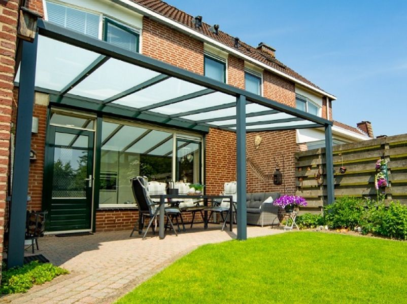Verasol Actie glas Veranda Special 400x250 cm NU op 2 staanders!