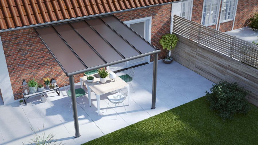 Verasol Veranda Smartline 304x250 cm - Antraciet structuur - Bouwpakket