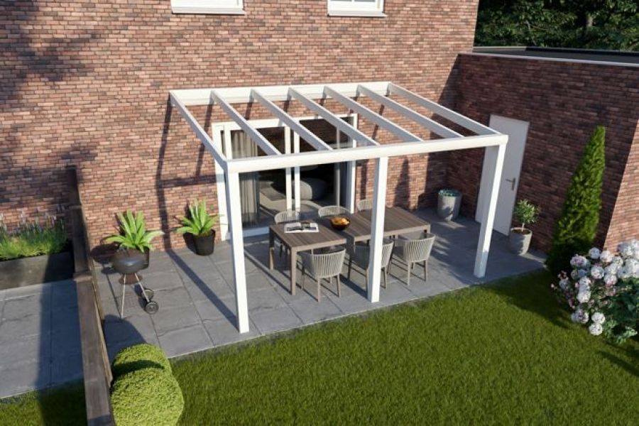 Verasol Greenline aluminium veranda 400x250 cm glasdak