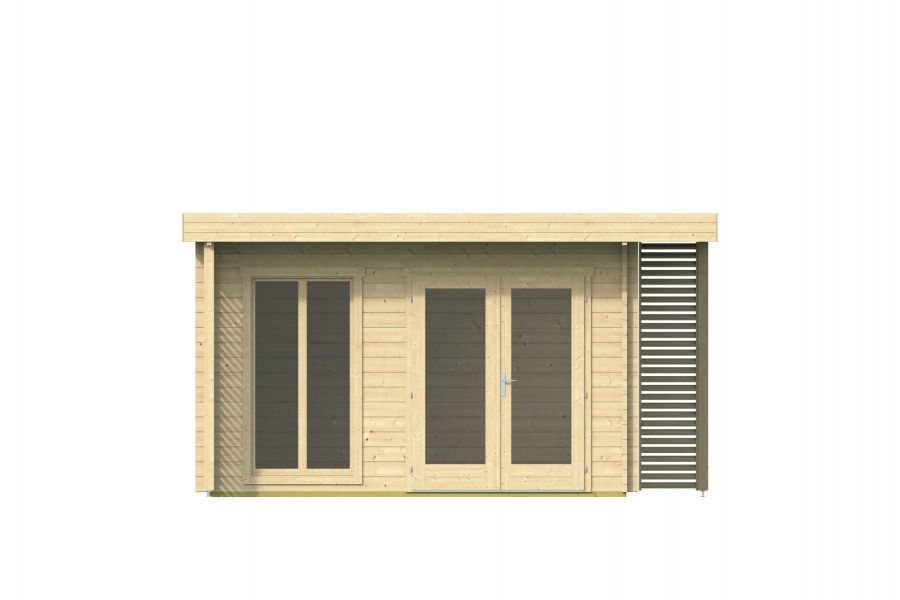 Tuindeco Hildegard Blokhut 570x380 cm 44 mm vuren blank