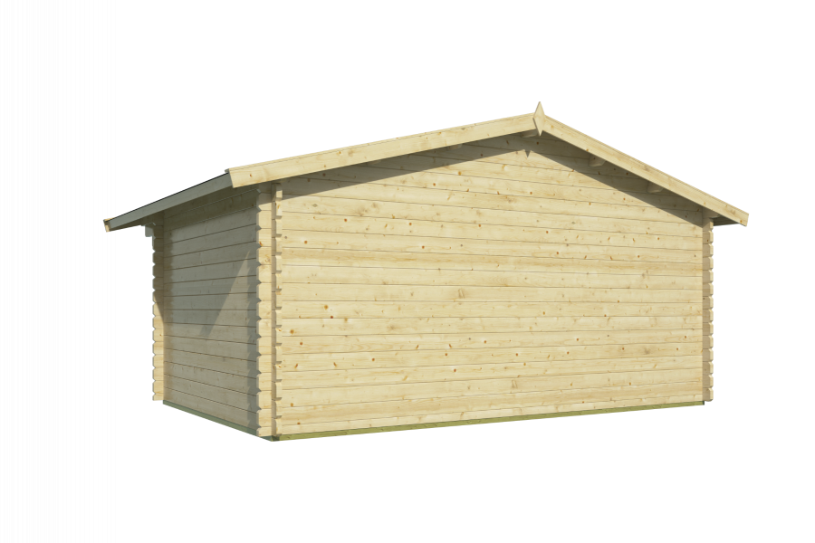 Tuindeco Rome Blokhut 500x320 cm 45 mm vuren red class wood geïmpregneerd