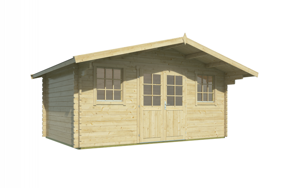 Tuindeco Rome Blokhut 500x320 cm 45 mm vuren honing geïmpregneerd