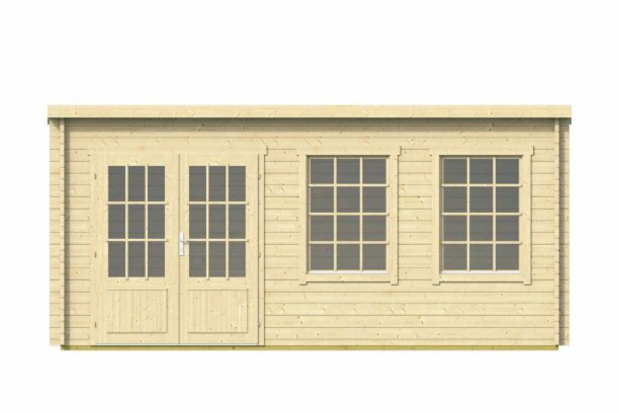 Tuindeco Sadie Blokhut 500x300 cm 40 mm vuren red class wood geïmpregneerd