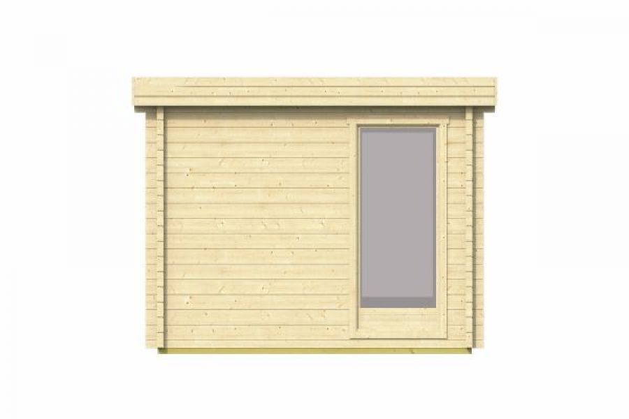 Tuindeco Blokhut Victoria 410x300 cm 58 mm groen geïmpregneerd