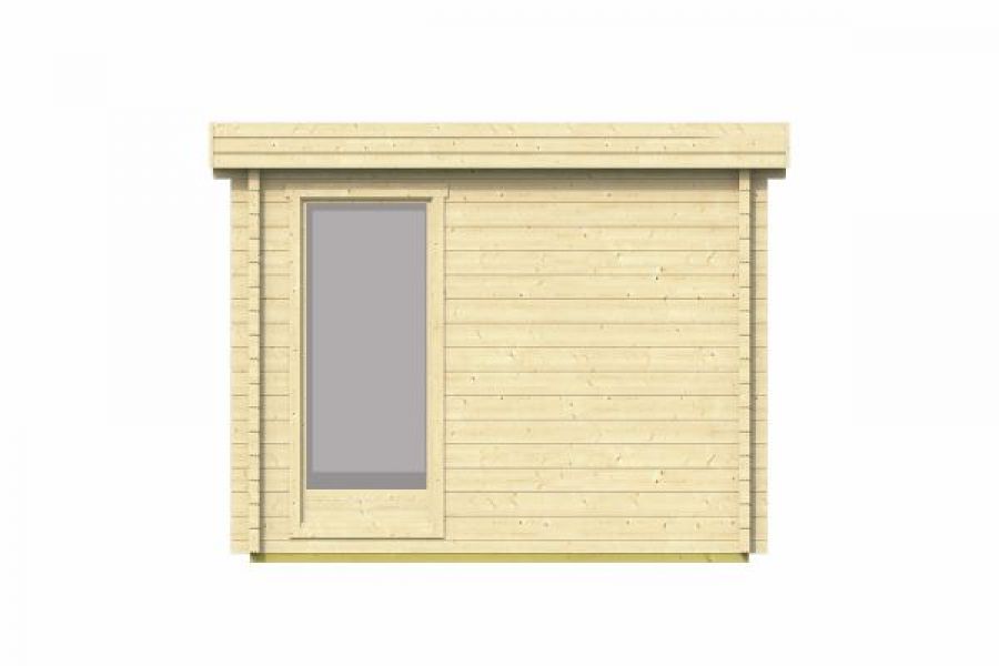 Tuindeco Blokhut Victoria 410x300 cm 58 mm groen geïmpregneerd