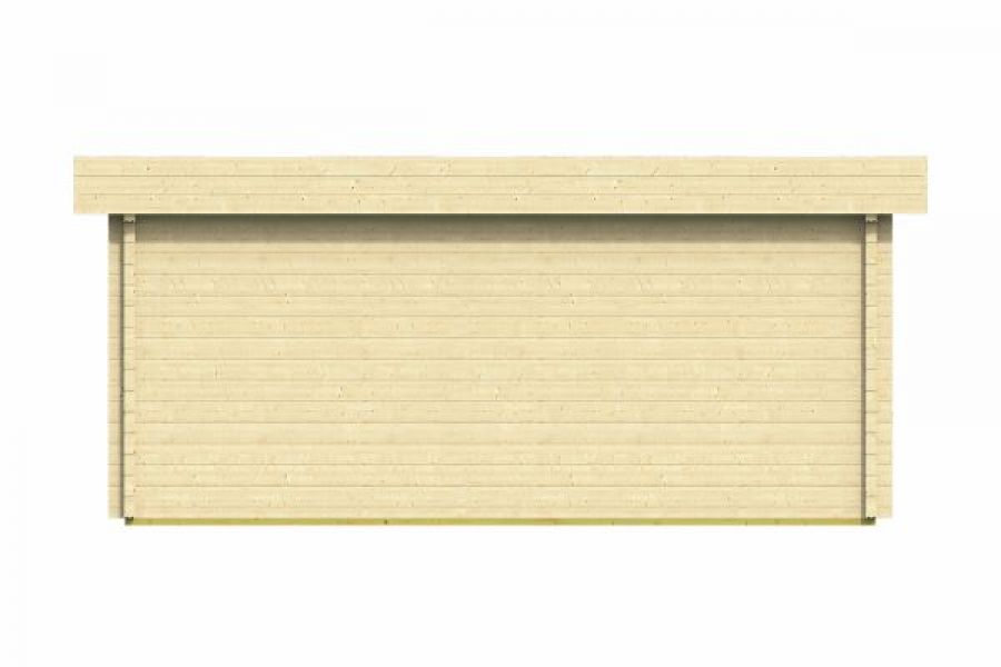 Tuindeco Mia Blokhut 500x360 cm 70 mm vuren grijs geïmpregneerd