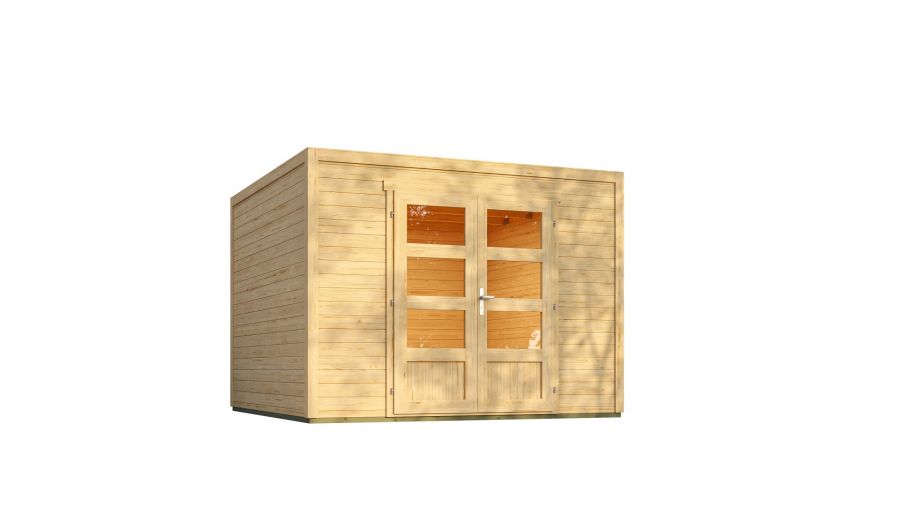 Outdoor Life Quby blokhut 300x300 cm 28 mm vuren blank