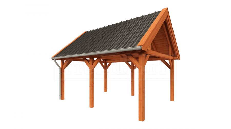 Trendhout Buitenverblijf zadeldak XL 530x440 cm