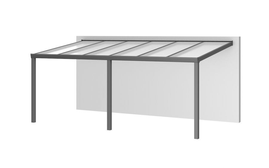 YARD Outdoor Velvetline Veranda 600x400 cm aluminium - Polycarbonaat dak