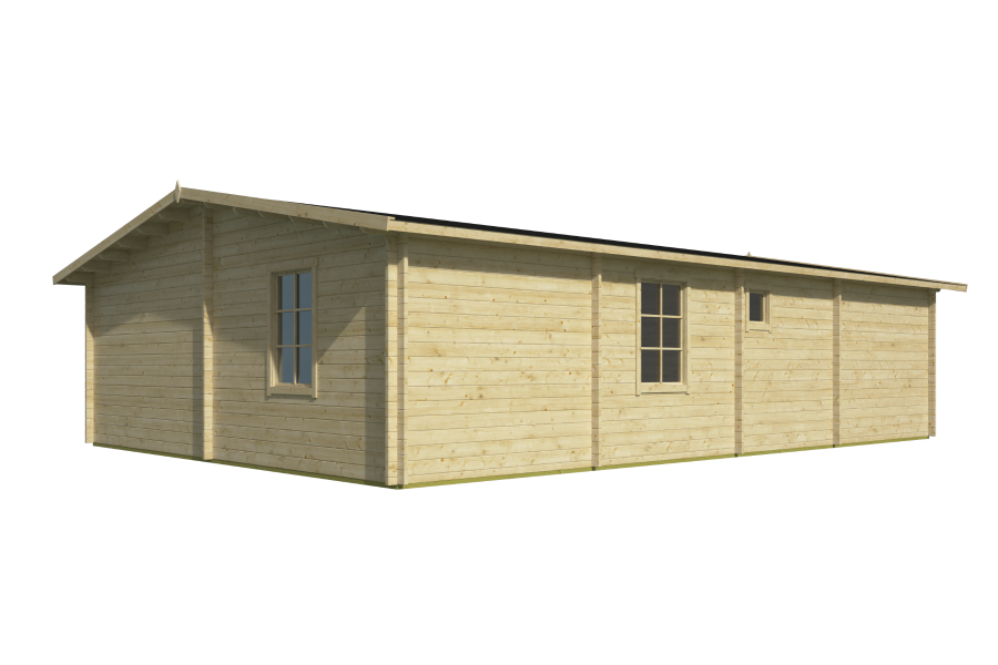 Tuindeco Formigal Blokhut 734x1088 cm 70 mm vuren blank