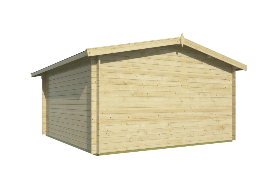 Tuindeco Torrent Blokhut 400x400 cm 34 mm vuren blank
