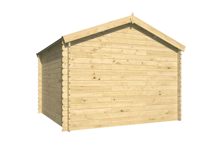 Tuindeco Noja Blokhut 300x300 cm 28 mm vuren bruin geïmpregneerd