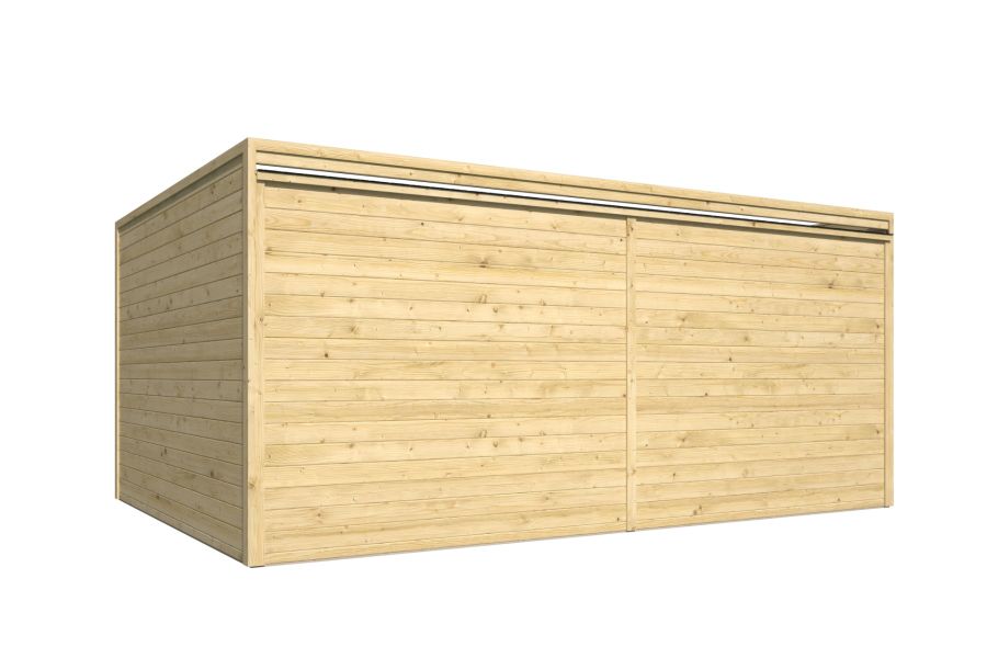 Tuindeco Marco Blokhut 500x350 cm 28 mm vuren bruin geïmpregneerd