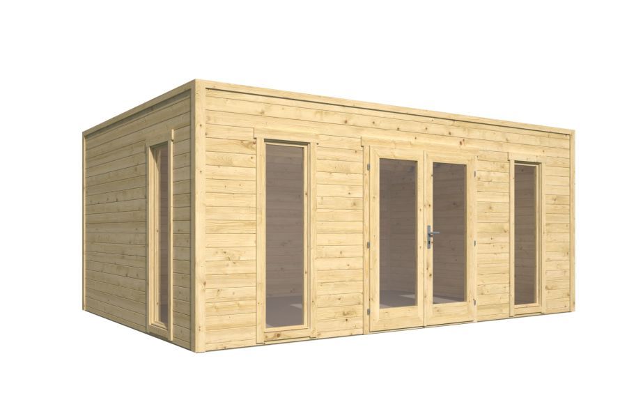 Tuindeco Marco Blokhut 500x350 cm 28 mm vuren blank