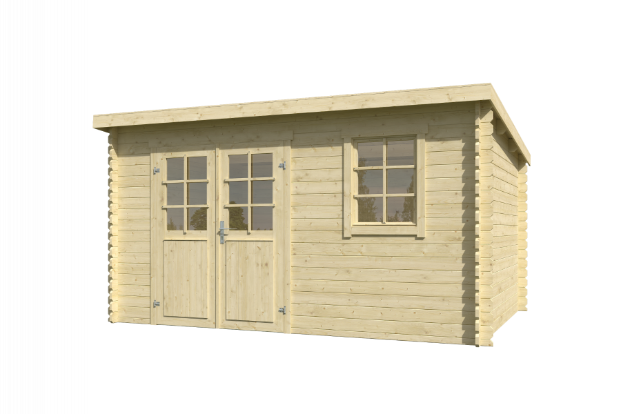 Outdoor Life Amira Blokhut 400x295 cm 28 mm vuren blank