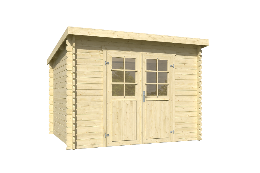 Outdoor Life Nadia Blokhut 295x250 cm 28 mm vuren blank