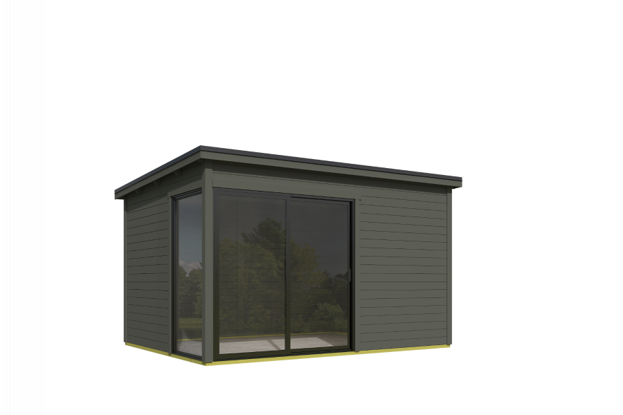 Tuinhuis Olivia 385x295 cm - Green Grey gecoat - second