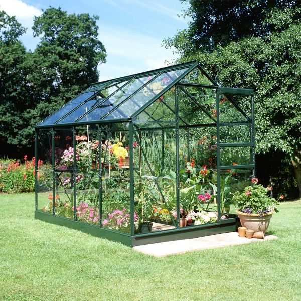 Tuinkas Popular 86 klassiek groen - 3 mm tuindersglas - 193x257 cm