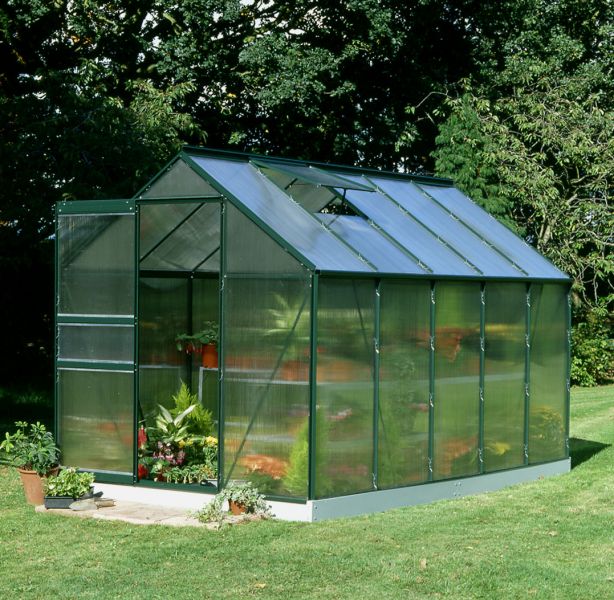 Tuinkas Popular 106 klassiek groen - 4 mm polycarbonaat - 193x319 cm