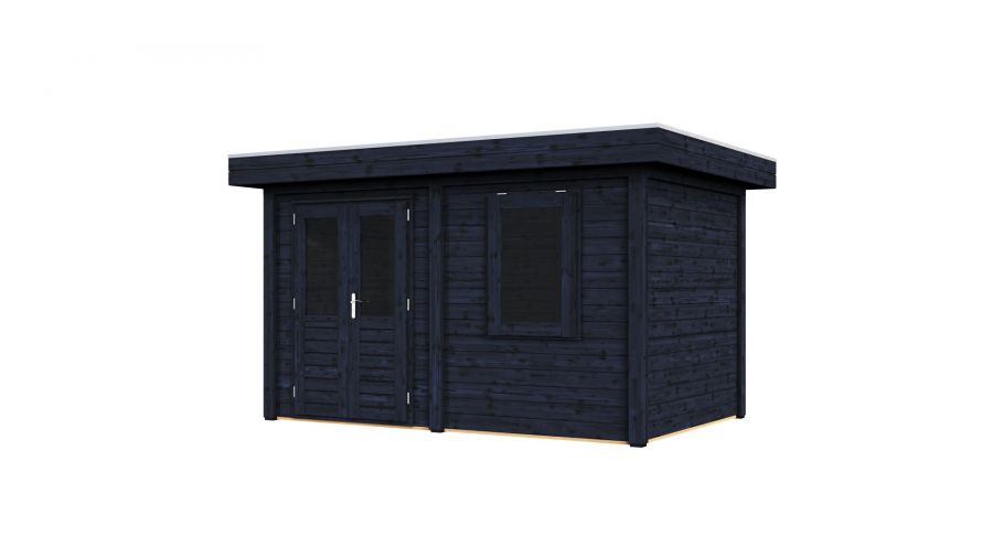 Lugarde Select Modern tuinhuis Breda 388x250cm - Zwarte olie