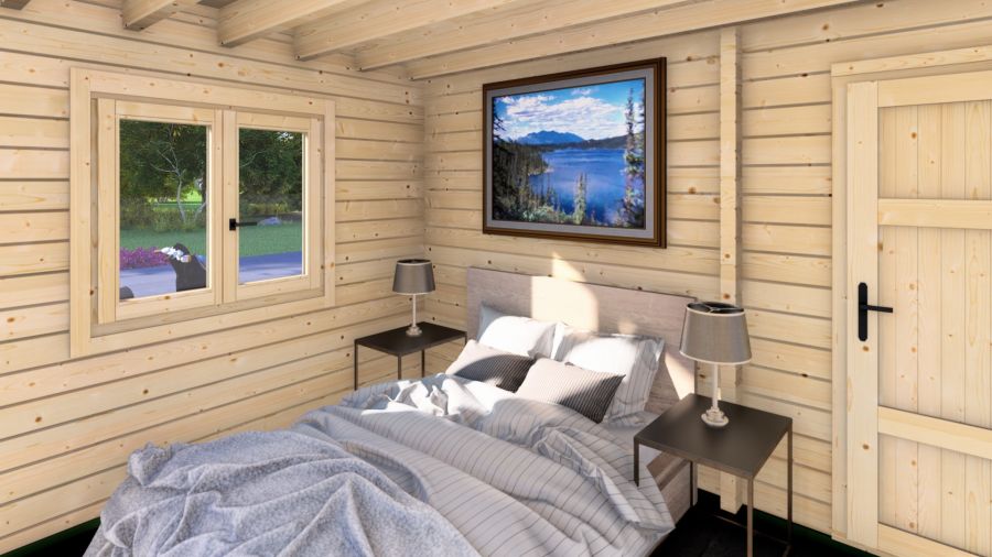 Chalet Frankrijk 1030x610 cm - onbehandeld