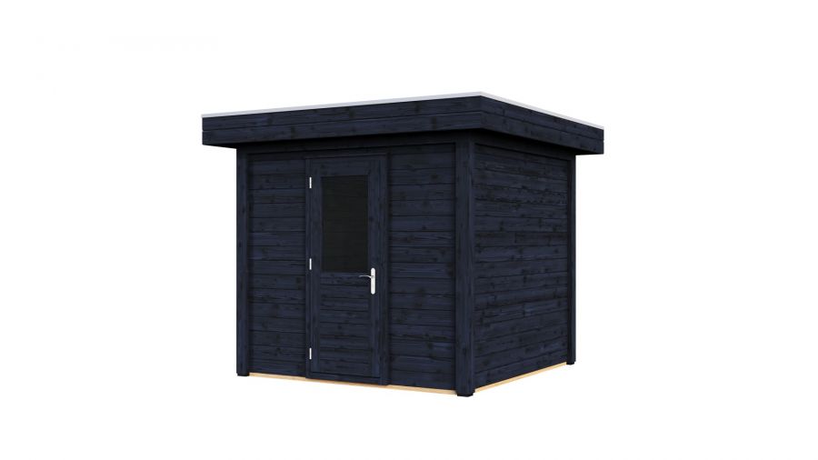 Lugarde Select Modern tuinhuis Garderen 250x250cm - Zwarte olie